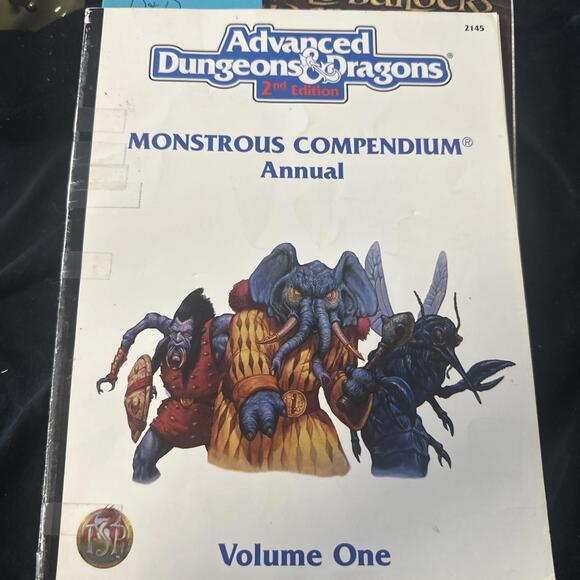 TSR 2145 AD&D 2nd Monstrous Compendium Annual Volume One 1994 - Picture 1 of 3